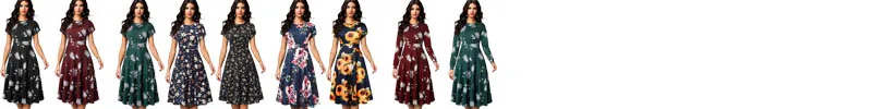 Nice-forever Vintage Elegant Floral Print Pleated Round neck vestidos A-Line Pinup Business Party Women Flare Swing Dress A102 Nice-forever Vintage Elegant Floral Print Pleated Round neck vestidos A-Line Pinup Business Party Women Flare Swing Dress A102